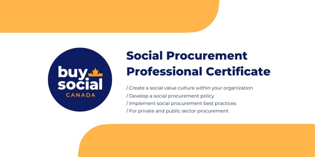 Social Procurement Professional Certificate